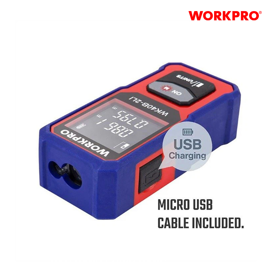 Thiết bị đo khoảng cách bằng laser WP267001, phạm vi đo 40m chính hãng