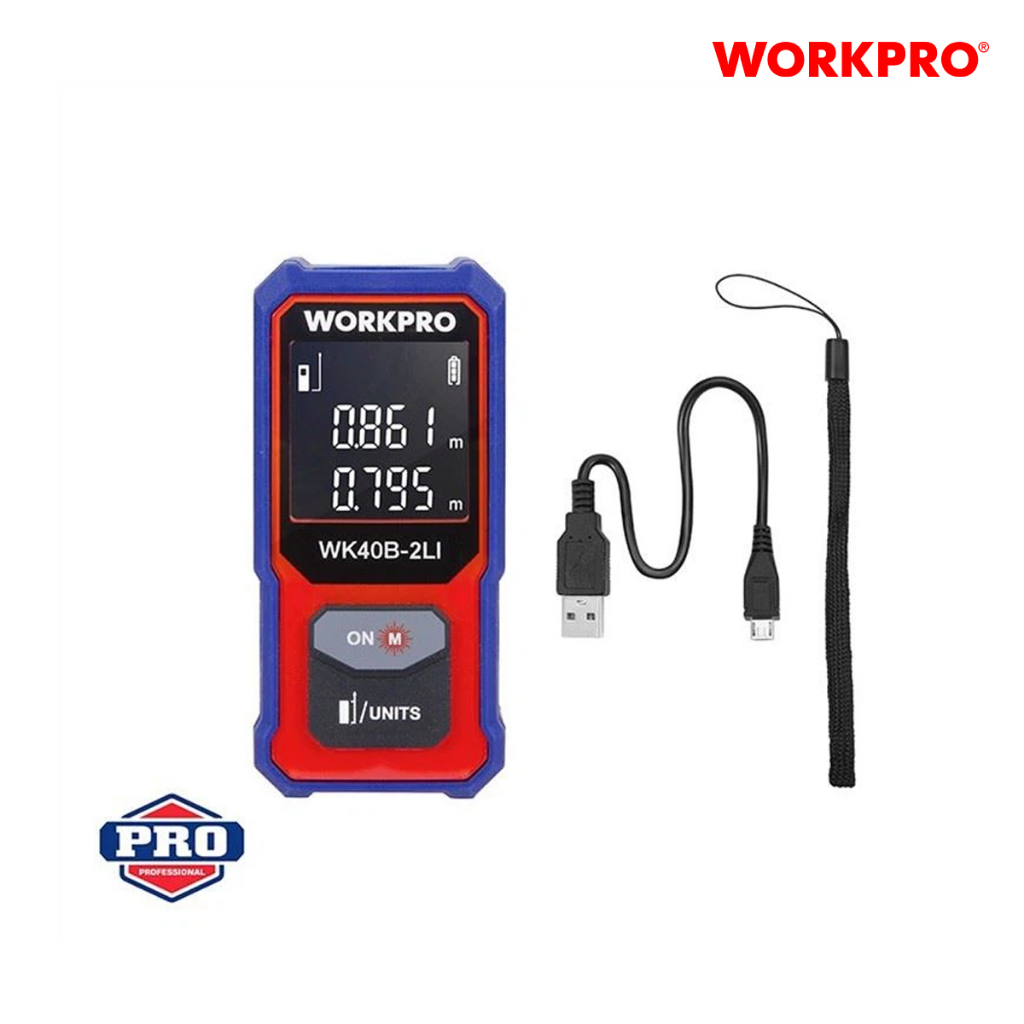 Thiết bị đo khoảng cách bằng laser WP267001, phạm vi đo 40m chính hãng