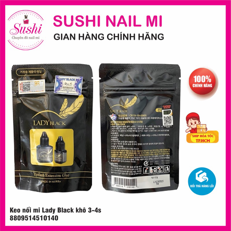 Keo nối mi Lady Black