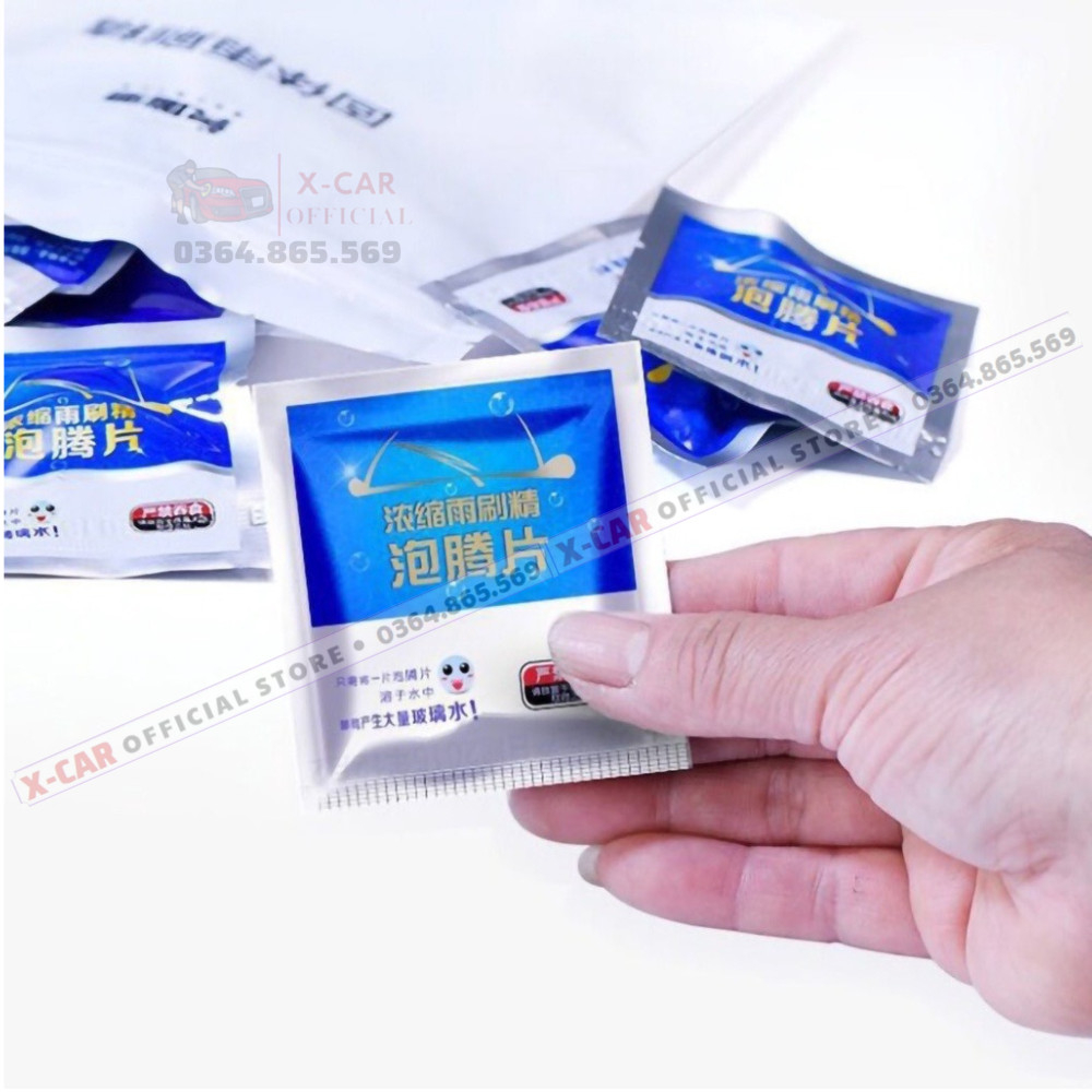 Viên Sủi Rửa Kính Xe Ô Tô