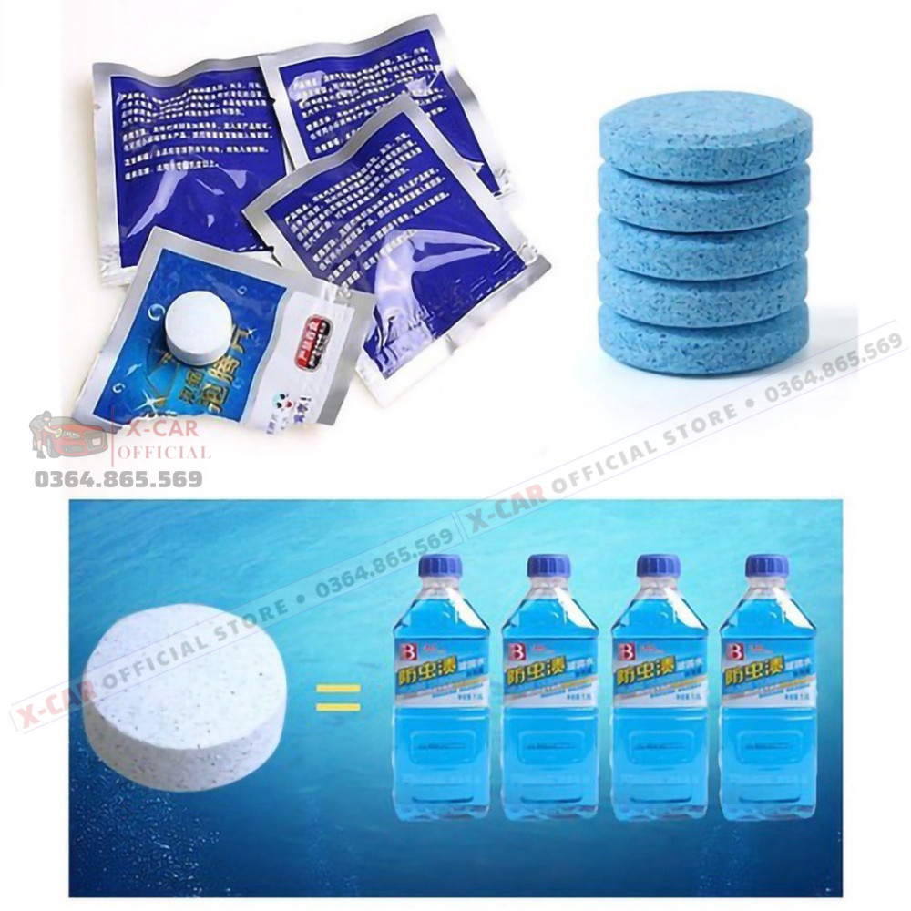 Viên Sủi Rửa Kính Xe Ô Tô