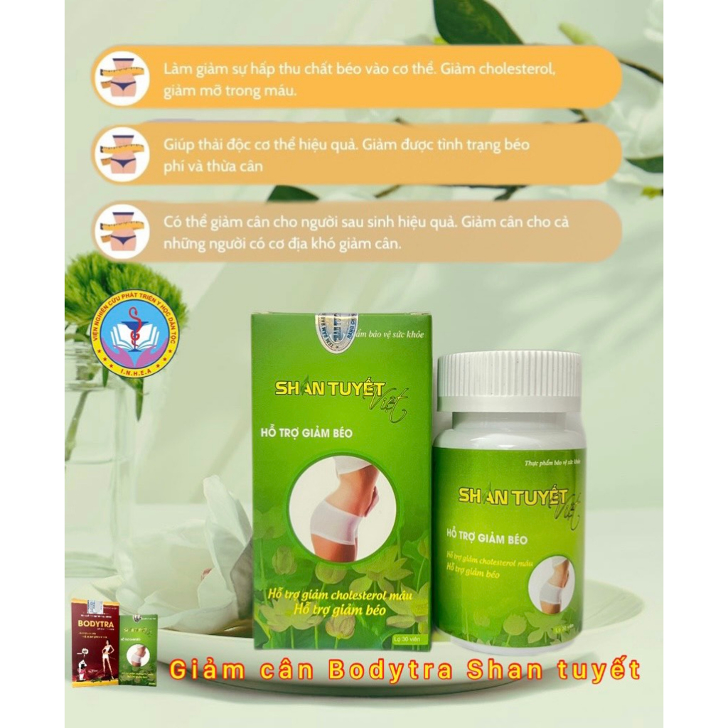Giảm Béo Sau Sinh Giảm mỡ bụng SHAN TUYẾT_Kết Hợp DETOX Giúp Tăng Quá Trình Thải Mỡ, Thải Độc Gan Duy trì vóc dáng