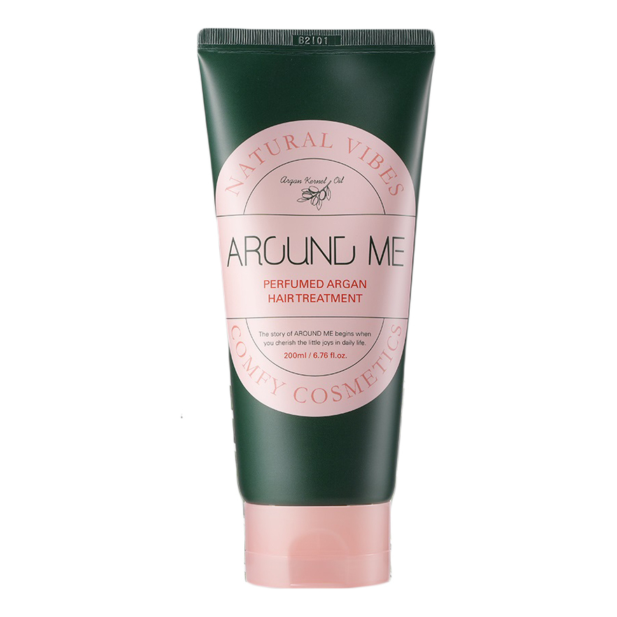 Dầu gội xả thảo dược Argan phục hồi tóc khô xơ, gãy rụng, kích thích mọc tóc Around Me Perfumed Argan Hair Shampoo