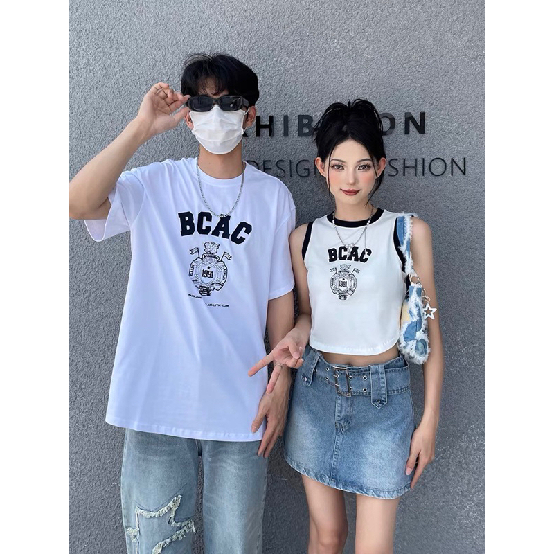 Áo ba lỗ BCAC thêu