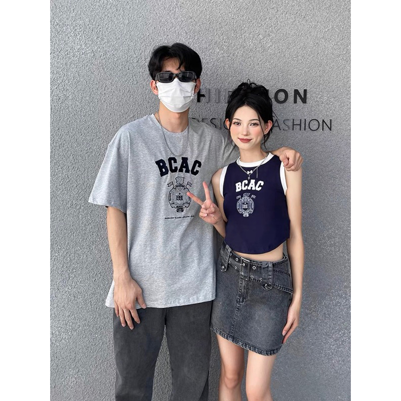 Áo ba lỗ BCAC thêu