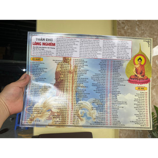 Sách - tờ chú lăng nghiêm - lăng nghiêm thần chú