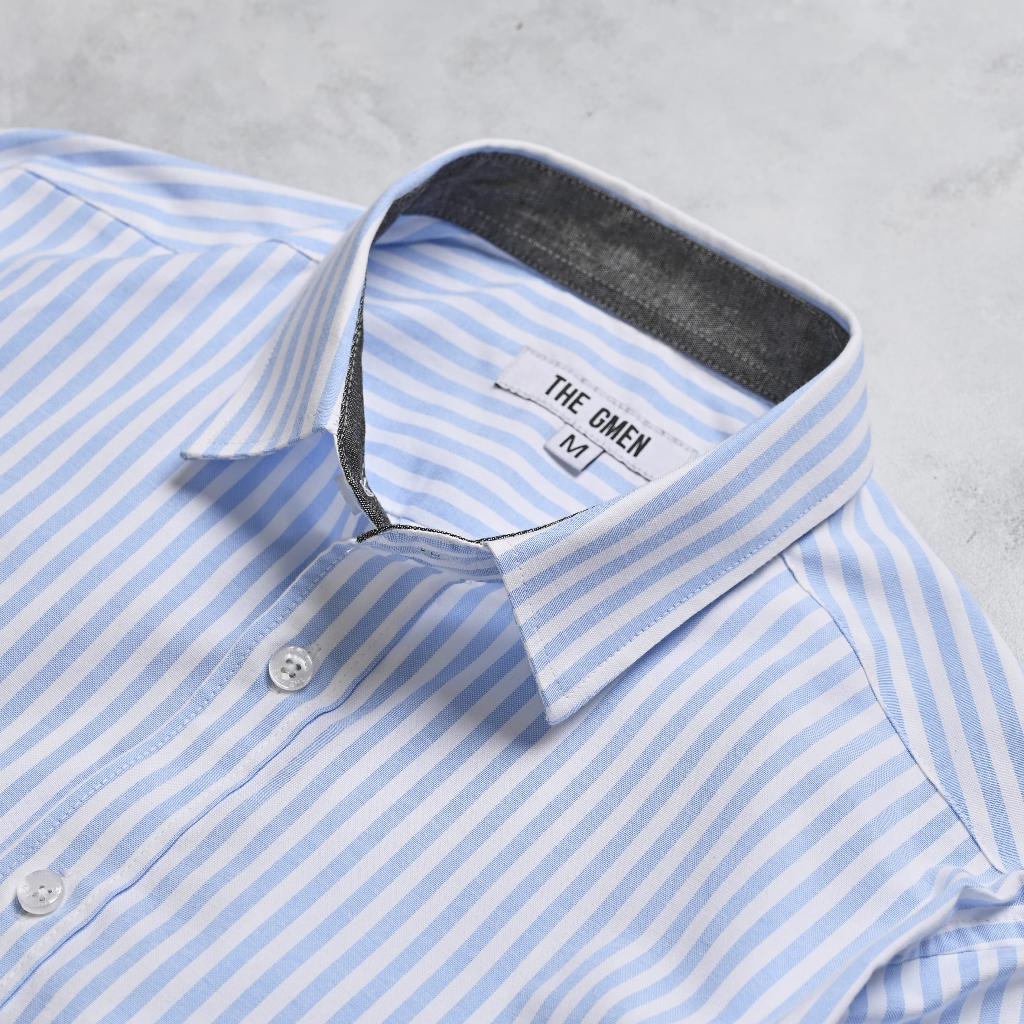 Sơ mi nam dài tay S23 OXFORD SHIRT vải oxford, form Slimfit - THE GMEN ELEGANT EST 2017