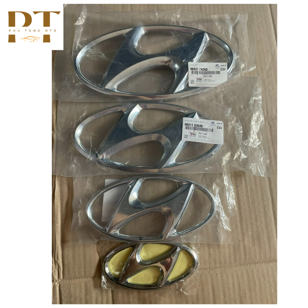 Logo biểu tượng Chữ H trang trí Ô tô Huyndai Cho Xe Tải hyundai HD320 HD270 HD1000