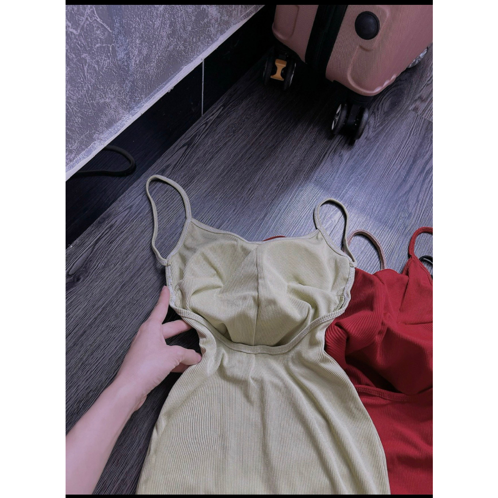 Đầm body 2 dây hở lưng ka2