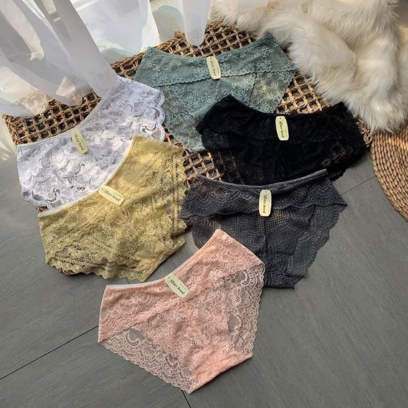 Quần Lót ren nữ sexy xuyên thấu gợi cảm Freesize 45-65kg