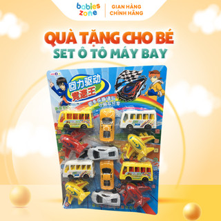 Bộ đồ chơi ô tô máy bay cho bé Quà tặng Babies Zone