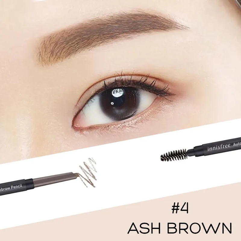 Chì Kẻ Mày Ngang Innisfree Auto Eyebrow Pencil 04