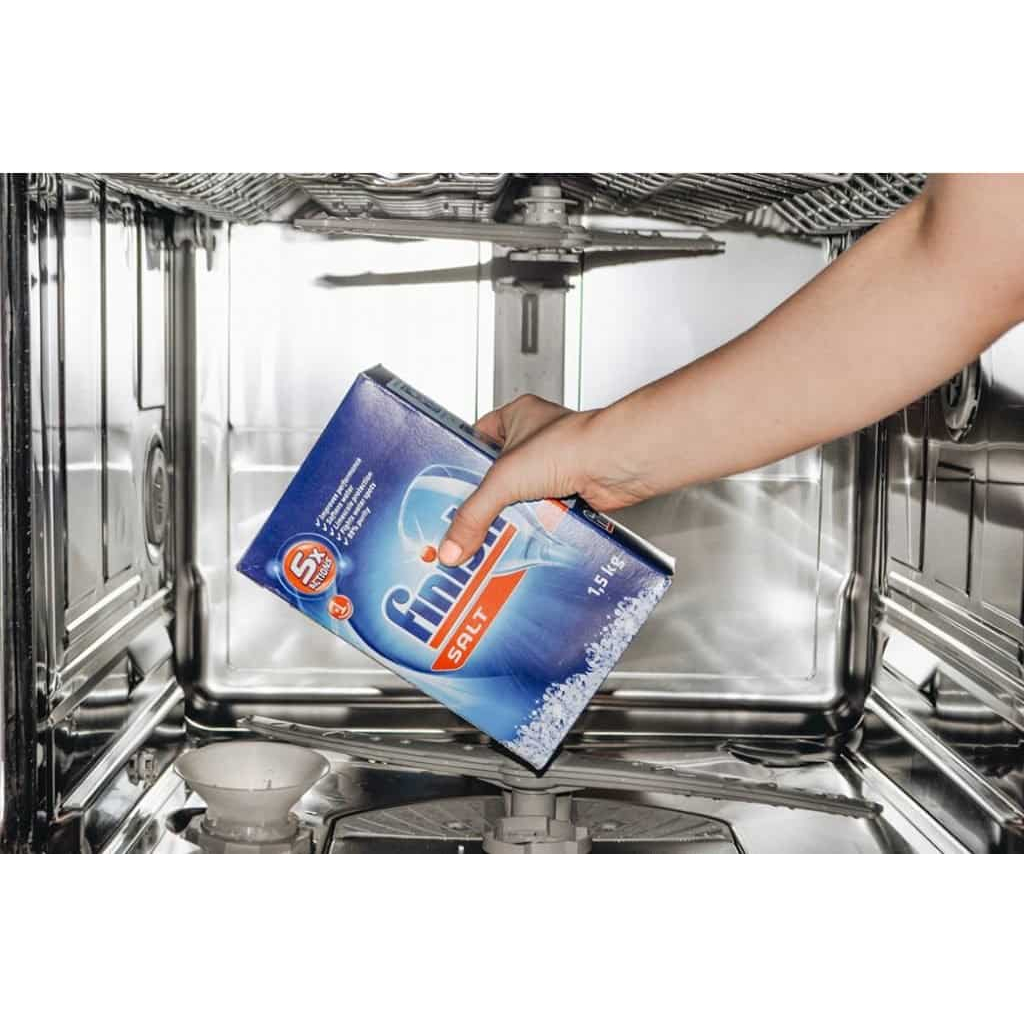 Muối rửa bát Finish Salt 4kg,1.5kg,1.2kg , Muối làm mềm nước Finish
