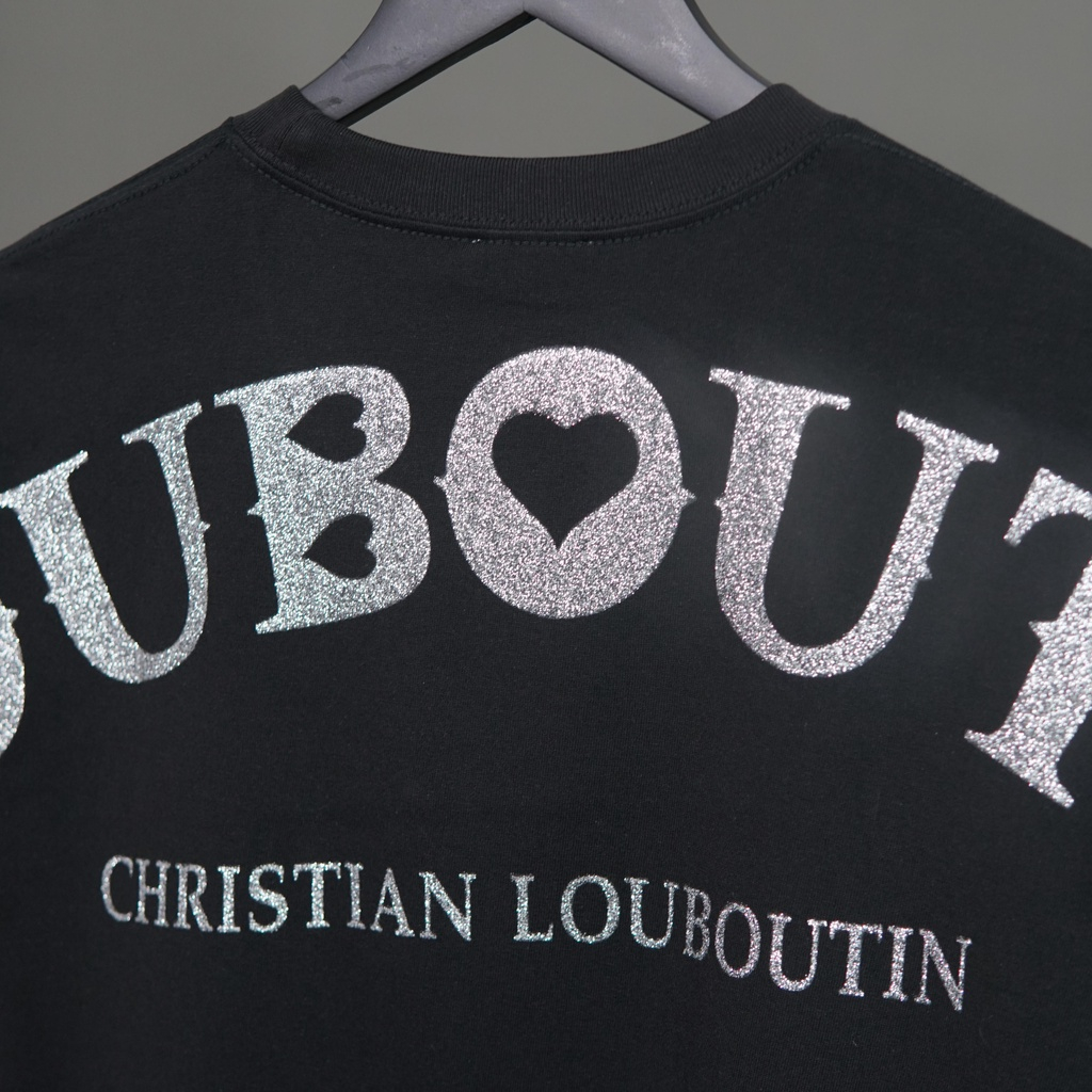 Áo Phông Nam LC In Nhũ Chất Liệu Cotton- Áo From Dáng Unisex Nam Nữ Hottend 2023