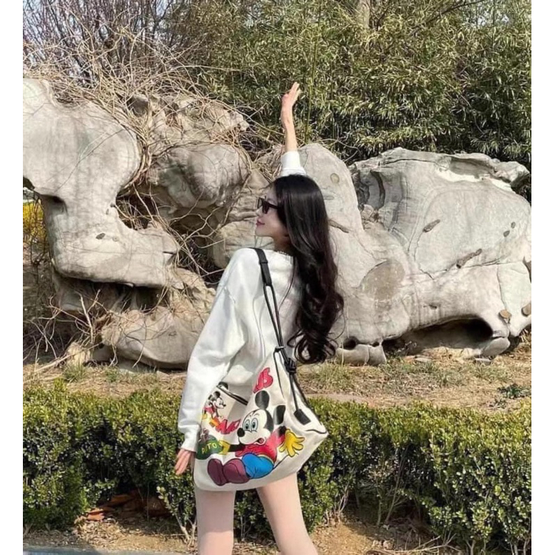 Túi Đeo Vai Hình MicKey Cute[Kèm Ảnh Thật]