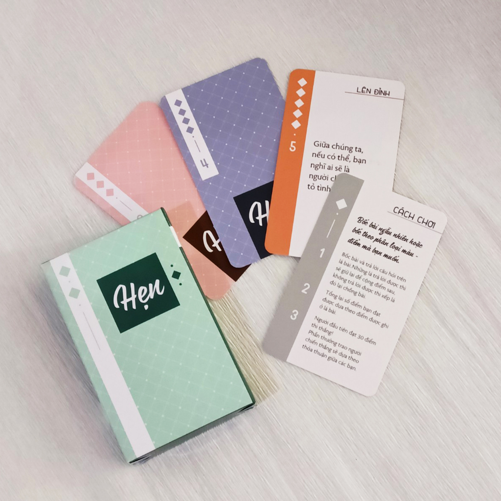 THE KAS - Bộ bài Hẹn 50 lá, bộ bài đôi chúng mình hẹn hò tăng sự hiểu biết và tiến tới tình yêu