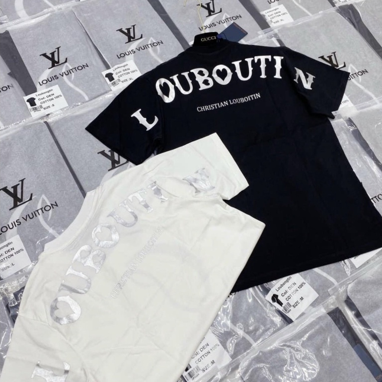 Áo Phông Nam LC In Nhũ Chất Liệu Cotton- Áo From Dáng Unisex Nam Nữ Hottend 2023