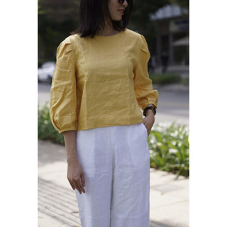 MaxMessi - Quần suông nữ Linen Tưng Premium DILYS ống đứng kéo khóa bên hông phối 2 túi