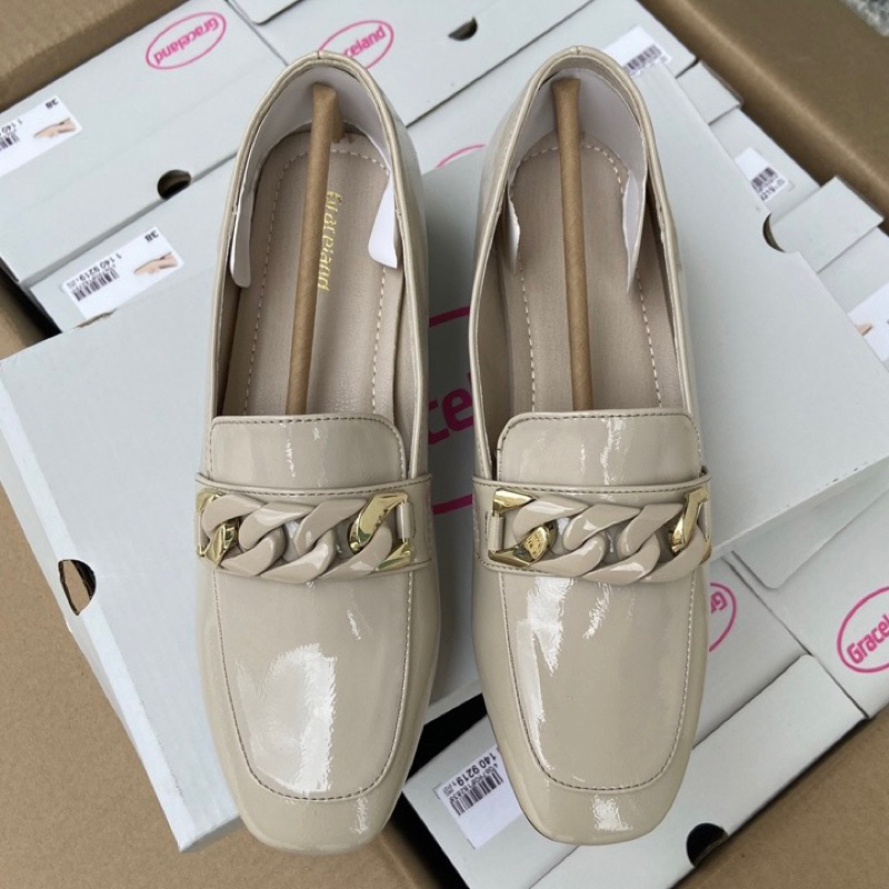 ORDER ❤️ Giày Moca xuất Âu gót vuông