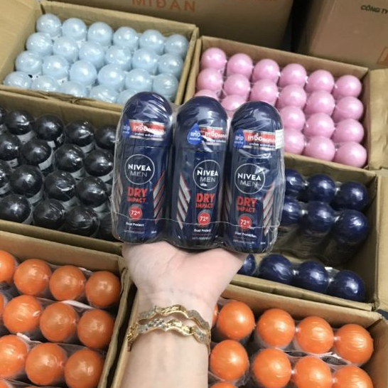 Lăn khử mùi nivea men 50ml hàng đức chính hãng