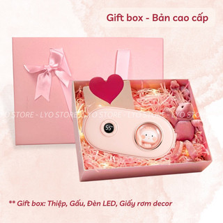  Máy massage làm ấm bụng Mèo Đèn LED giảm đau bụng đau lưng cho bạn gái đến Kì Đai đeo chườm nóng kinh nguyệt 