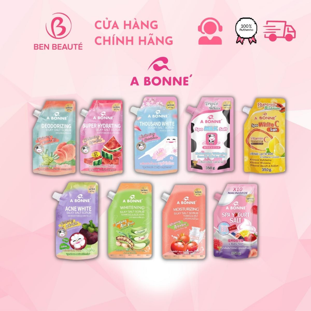 Muối Tắm Sữa Tẩy Da Chết A Bonné Spa 350gr