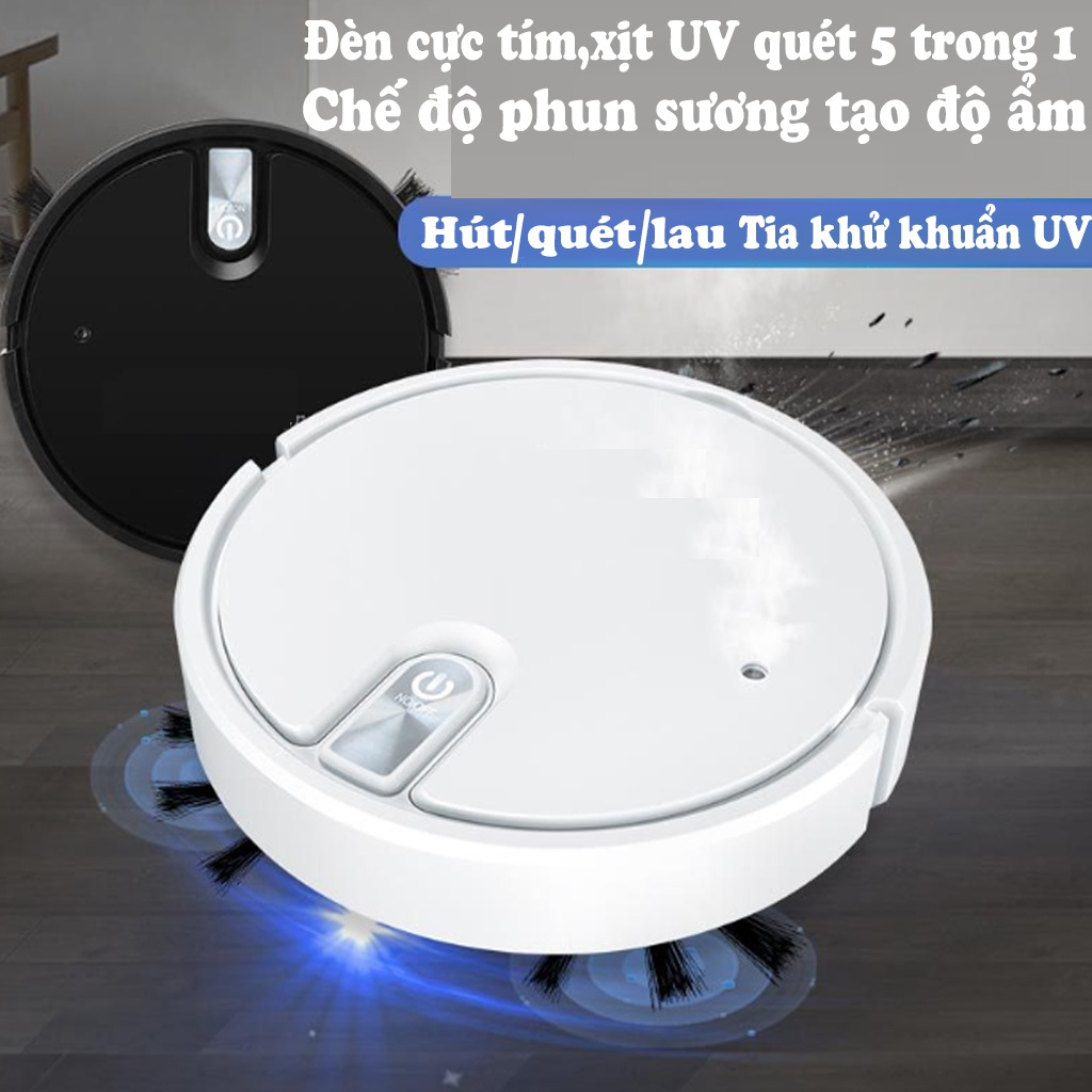 Robot Hút Bụi Lau Nhà Tự Động Phun Sương IS25A Pro không dây thông minh có tia UV, tự động làm sạch bụi bẩn