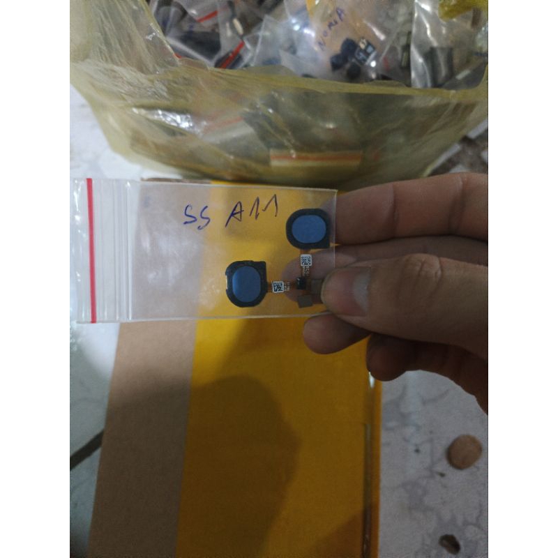 Linh kiện Vân tay samsung A11 zin bóc máy