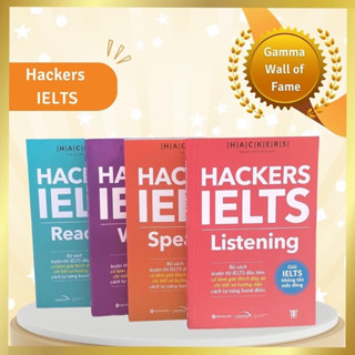 Sách - Combo Trọn Bộ 4 Cuốn Hackers IELTS (Listening + Reading + Speaking + Writing)