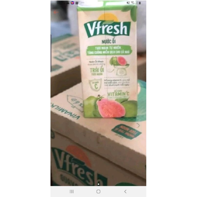 NƯỚC ÉP ỔI VFRESH 1 LÍT