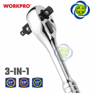 Cần siết tự động Workpro WP271014 ( đầu vuông 1/4 + 3/8 + 1/2 ) 3 trong 1