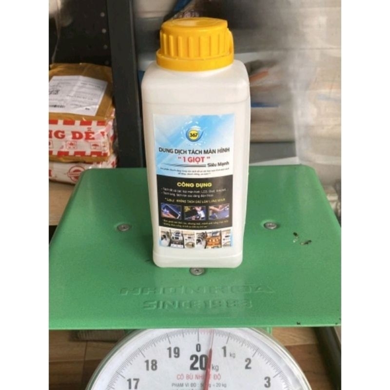 Nước tách màn hình điện thoại 1 giọt cực mạnh trọng lượng 500g
