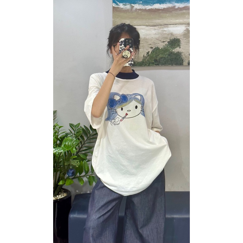 ÁO CON MÈO OVERSIZE