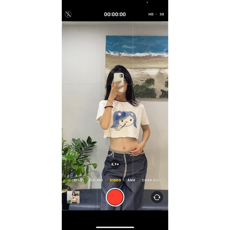 ÁO CON MÈO CROPTOP