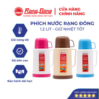Phích nước mini Rạng Đông 1,2 lít, bình thuỷ giữ nhiệt cá nhân, đựng nước nóng, Model: RD 1235 N1