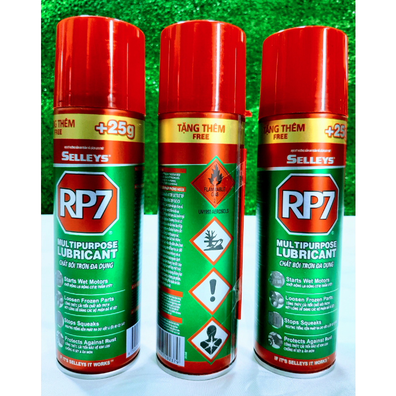 Chai xịt chống rỉ sét RP7 Selleys 175gr/350gr bôi trơn, chống ăn mòn kim loại - Hàng chính hãng