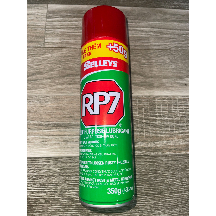 Chai xịt chống rỉ sét RP7 Selleys 175gr/350gr bôi trơn, chống ăn mòn kim loại - Hàng chính hãng