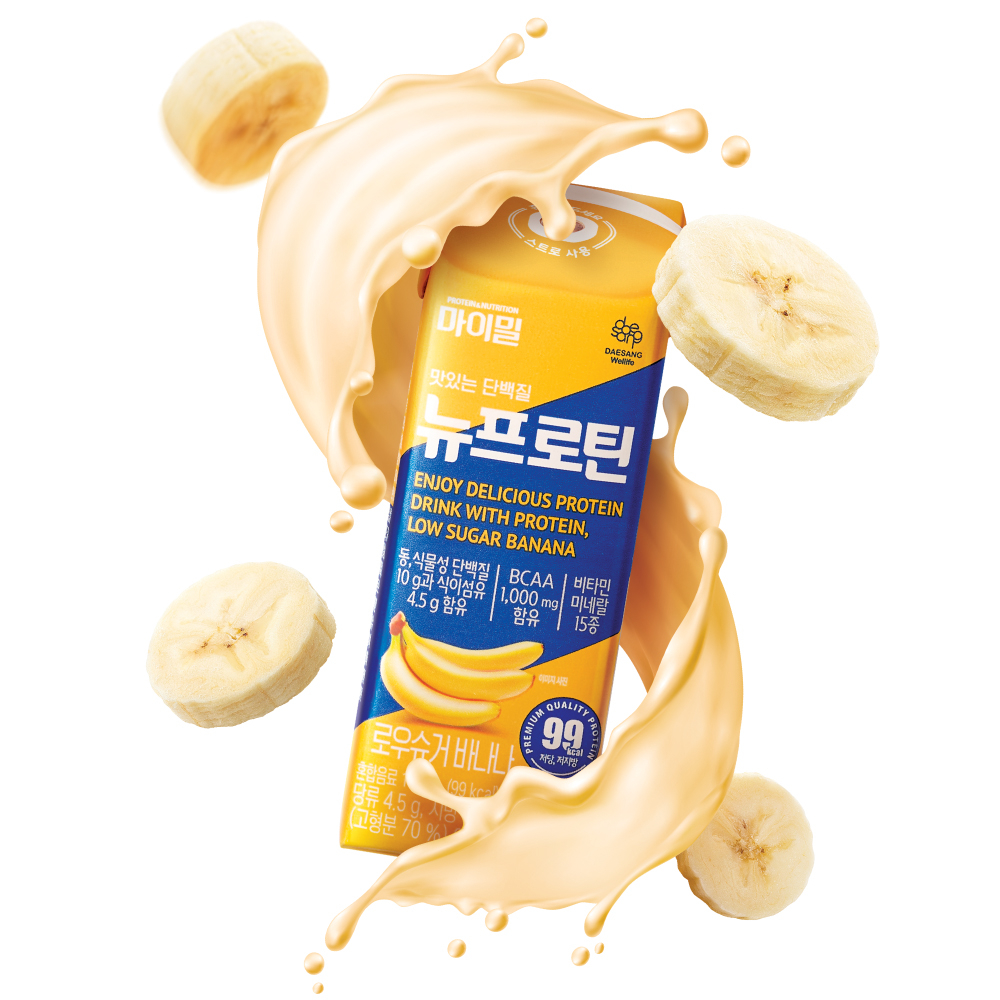 Thùng 30 hộp Sữa hạt Mymeal New Protein Banana Daesang Wellife