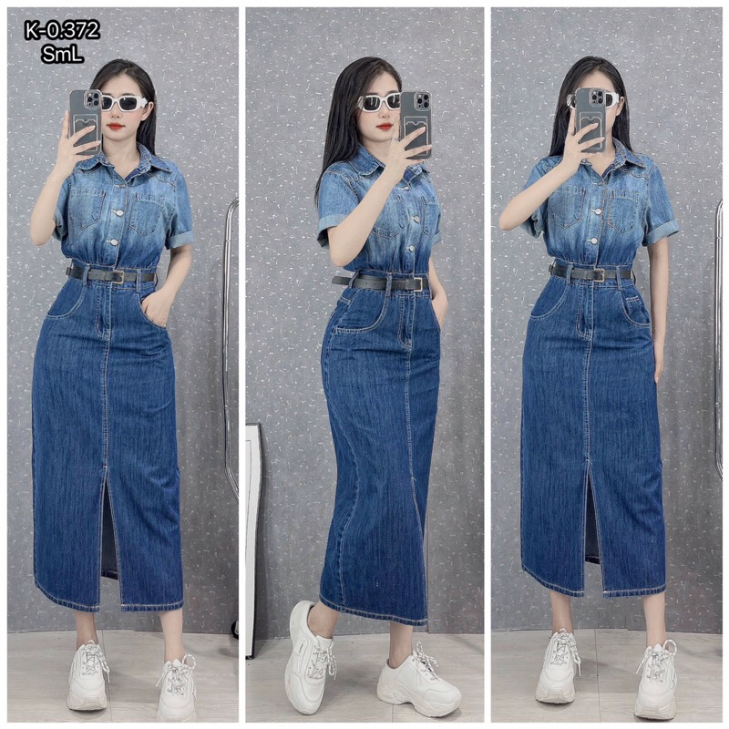 VÁY BÒ DÀI QUẢNG CHÂU CAO CẤP