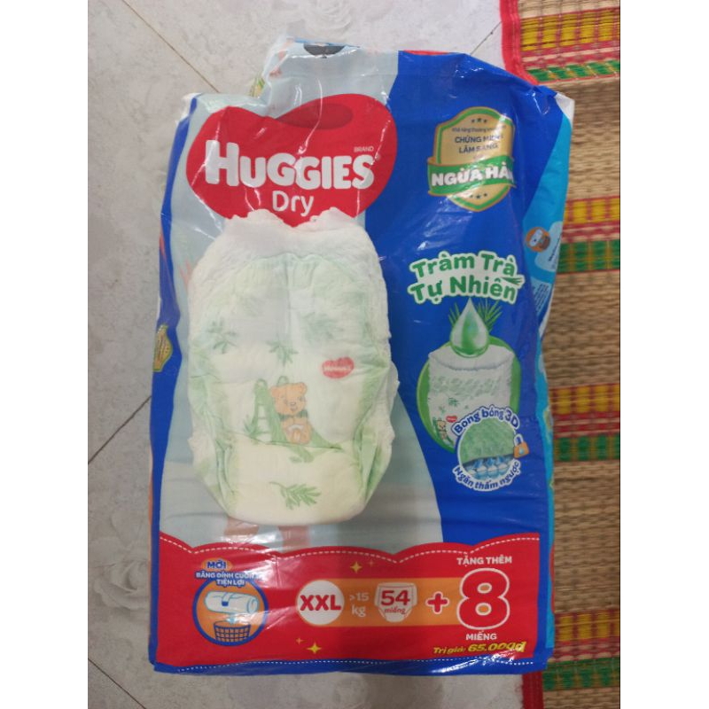 BỈM - TÃ QUẦN HUGGIES SIZE XXL54 CHO BÉ TRÊN 15KG ( 1 MIẾNG)