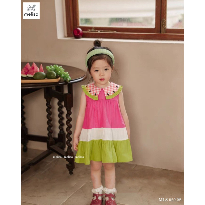 Đầm Melisa quả dưa hấu 12-40kg
