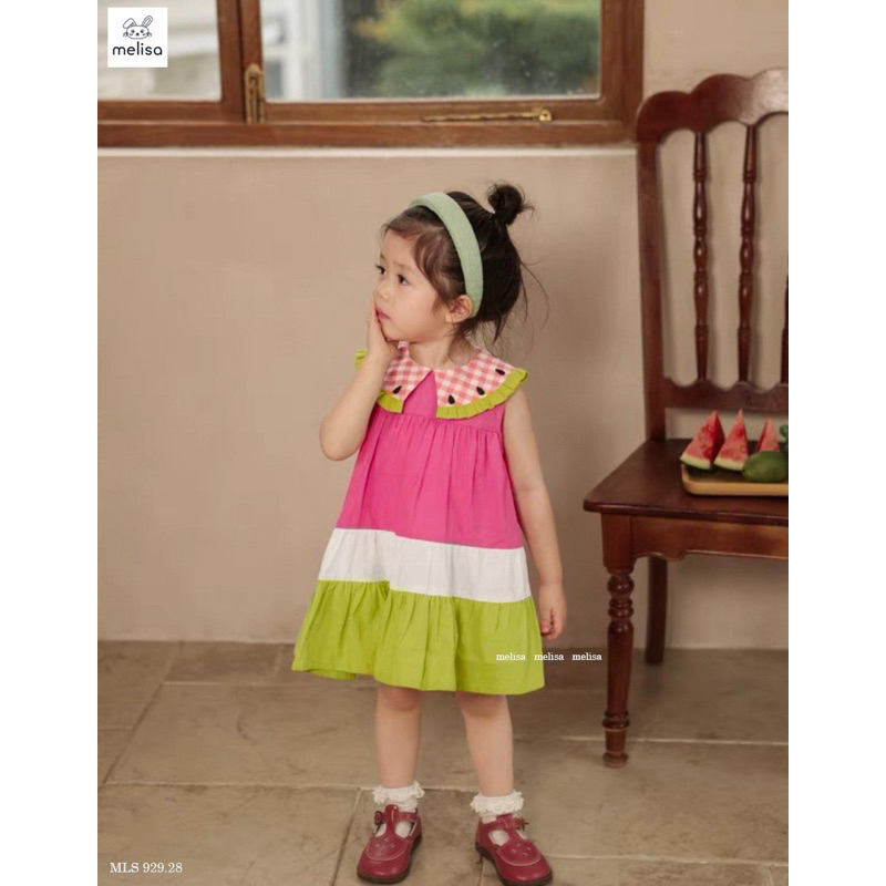 Đầm Melisa quả dưa hấu 12-40kg