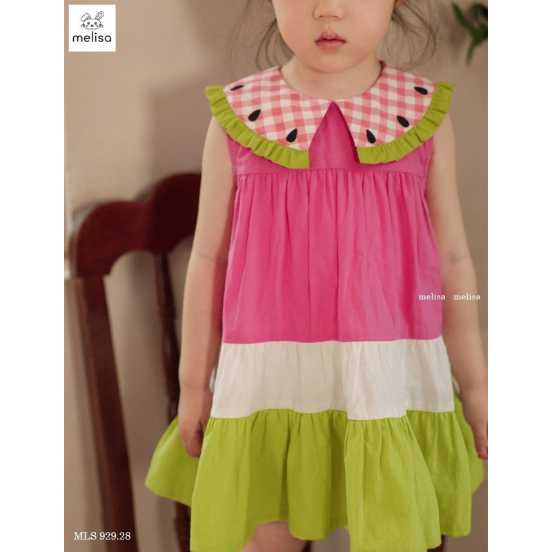 Đầm Melisa quả dưa hấu 12-40kg