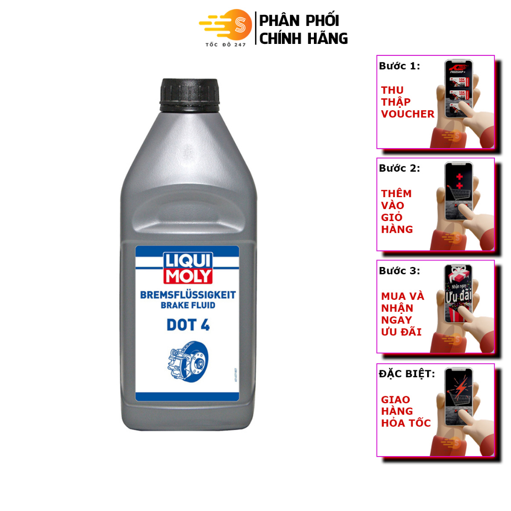 Liqui Moly Brake Fluid Dot 4 500ml 3093