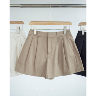 Quần Short Kaki Xếp 2 Ly Hàn Quốc