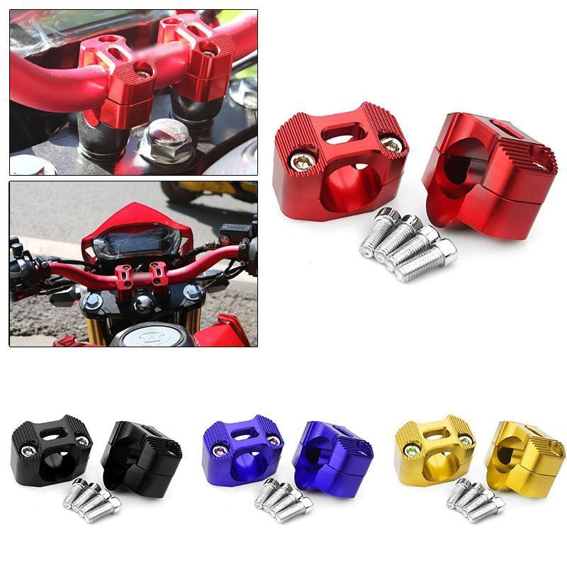 Cùm nâng ghi đông phi 22mm - 28mm xe máy và xe điện độ