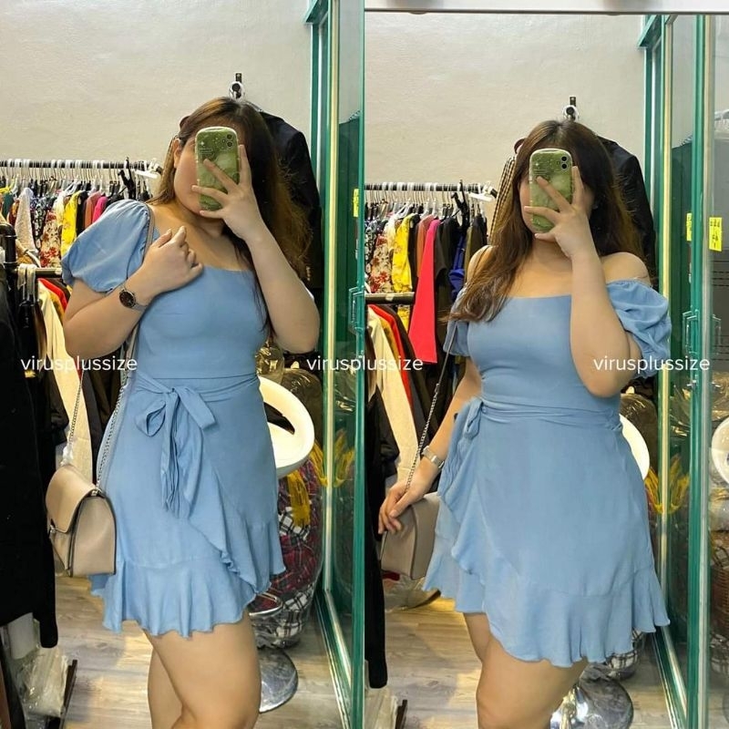 [virusplussize]Đầm Trixxi xuất xịn bigsize 💙