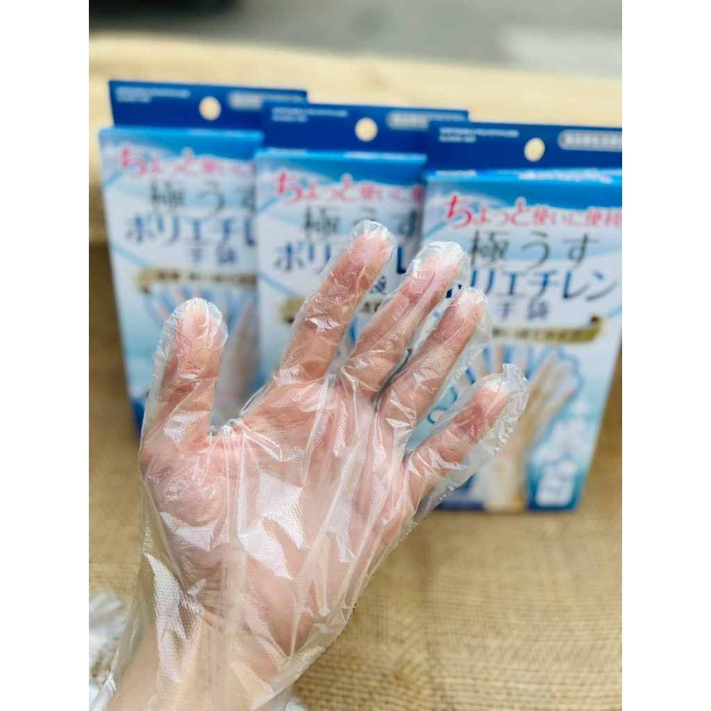 Set 100 găng tay nilong nhà bếp Nhật Bản