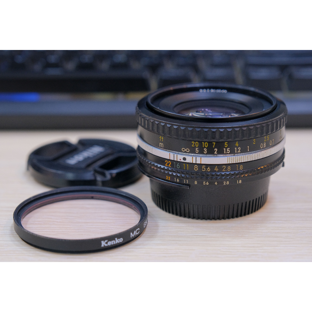 nikkor 50 f1.8 AIS pancake bản min focus 0.45 - ống kính nikon 50mm f1.8 cho máy film