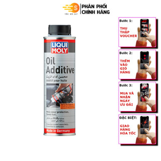  Phụ gia nhớt động cơ MOS2 Liqui Moly 2500 dung tích 300ml